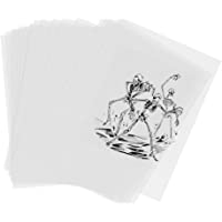 IGRMVIN 100 PCS Papel Cebolla A4 Papel Vitela Translúcido Papel de Calco Arquitectónico Papel de Calco Translúcido DIY…